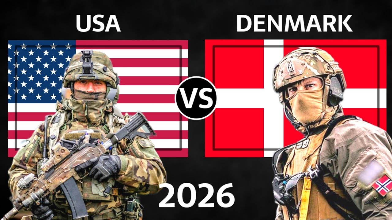 USA vs Denmark Military Power Comparison 2026