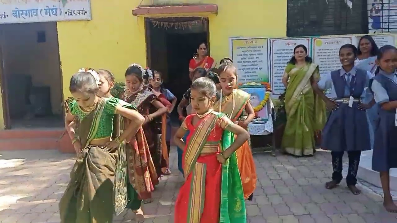बालिका दिंन#education #dance #activity #school#  दैवत छत्रपती नृत्य