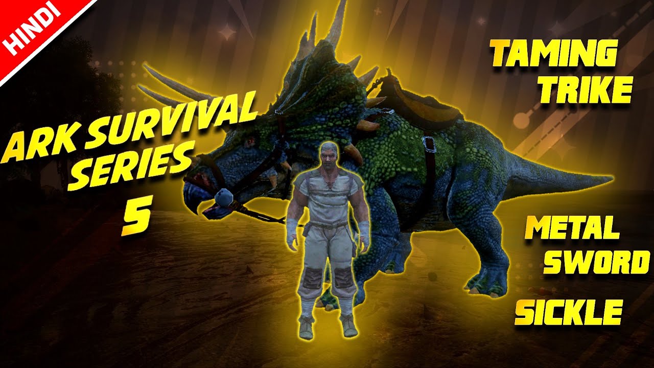 Taming Triceratop And Making Sword | Ark Survival Series - 5 | SOA SQUAD