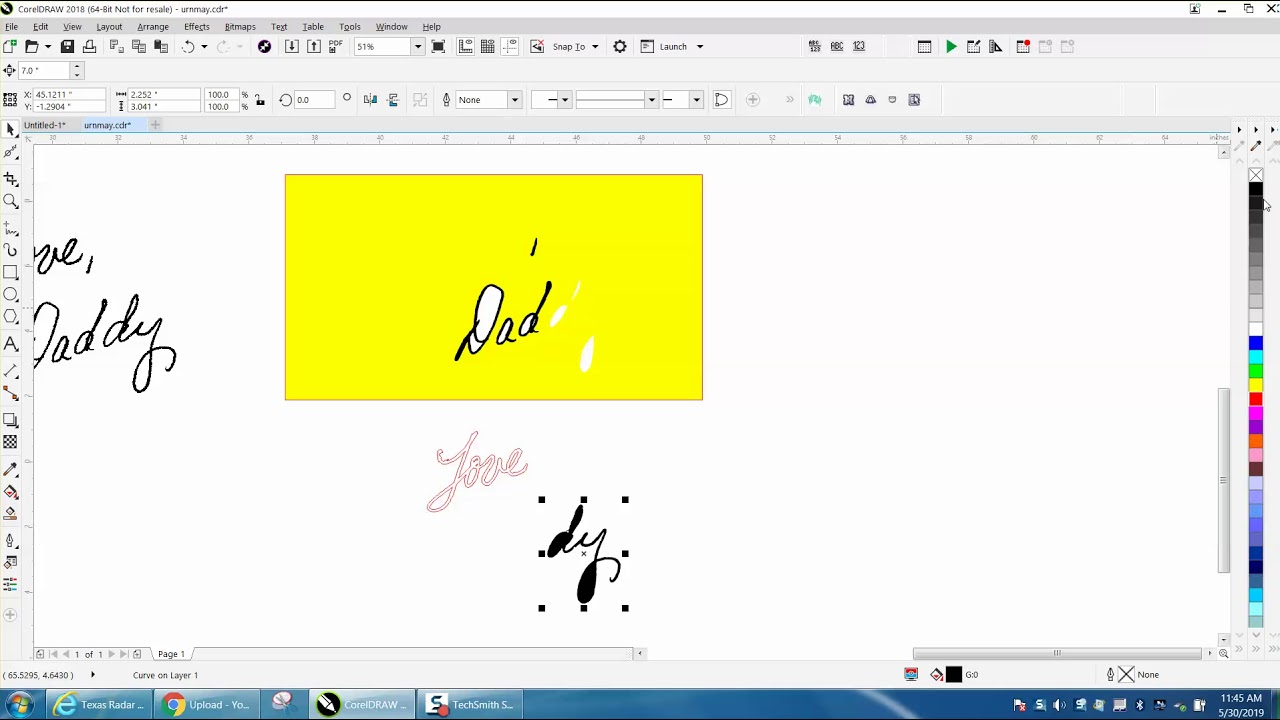 Corel Draw Tips & Tricks Clean up a scan or Photo of something Hand Written