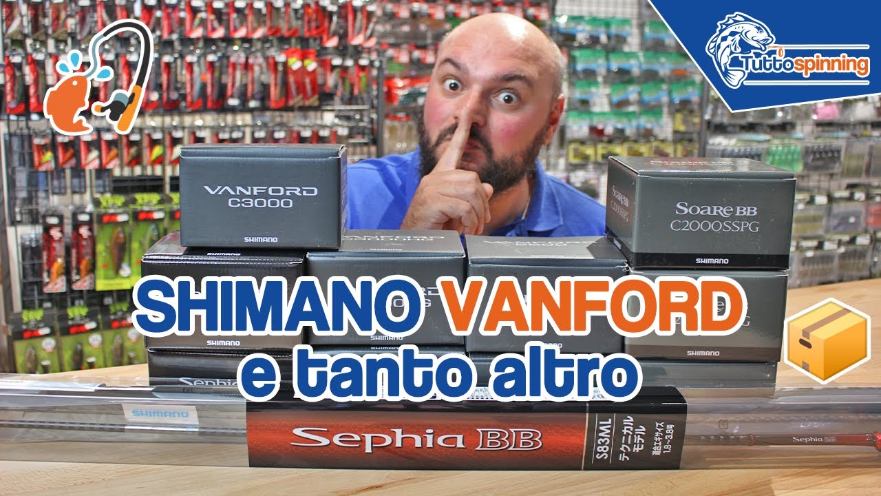 UNBOXING NUOVO SHIMANO VANFORD e tanto altro 🎣 News in Shop