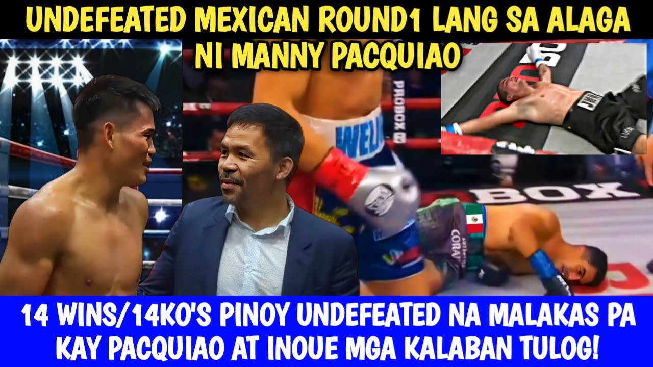 14Wins/14KO's Pinoy Undefeated Na Malakas Pa Kay Pacquiao At Inoue Mga Kalaban Tulog!