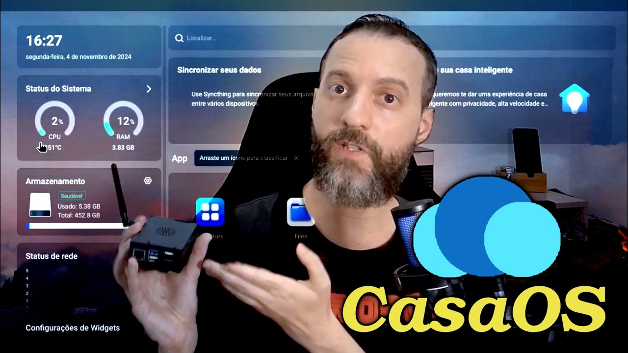 CasaOS te ajuda a Construir um servidor dom&eacute;stico FACILMENTE!