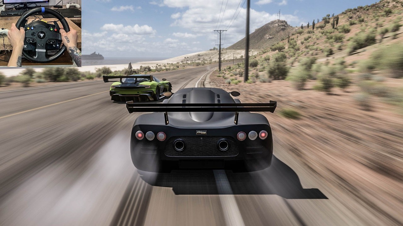 Ultima Evolution 1020 VS Track Toys Cars | Forza Horizon 5 Steering Wheel Gameplay