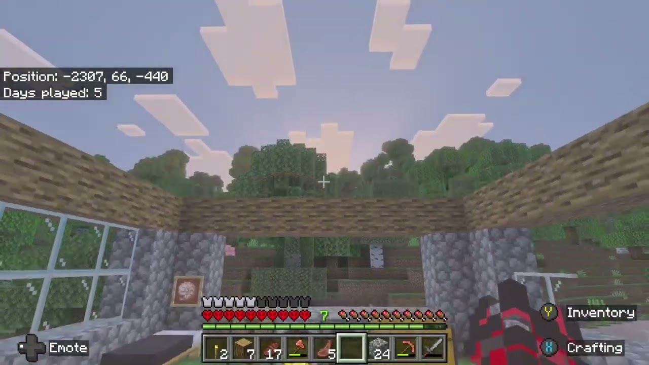 Day 5-6 in hardcore Minecraft