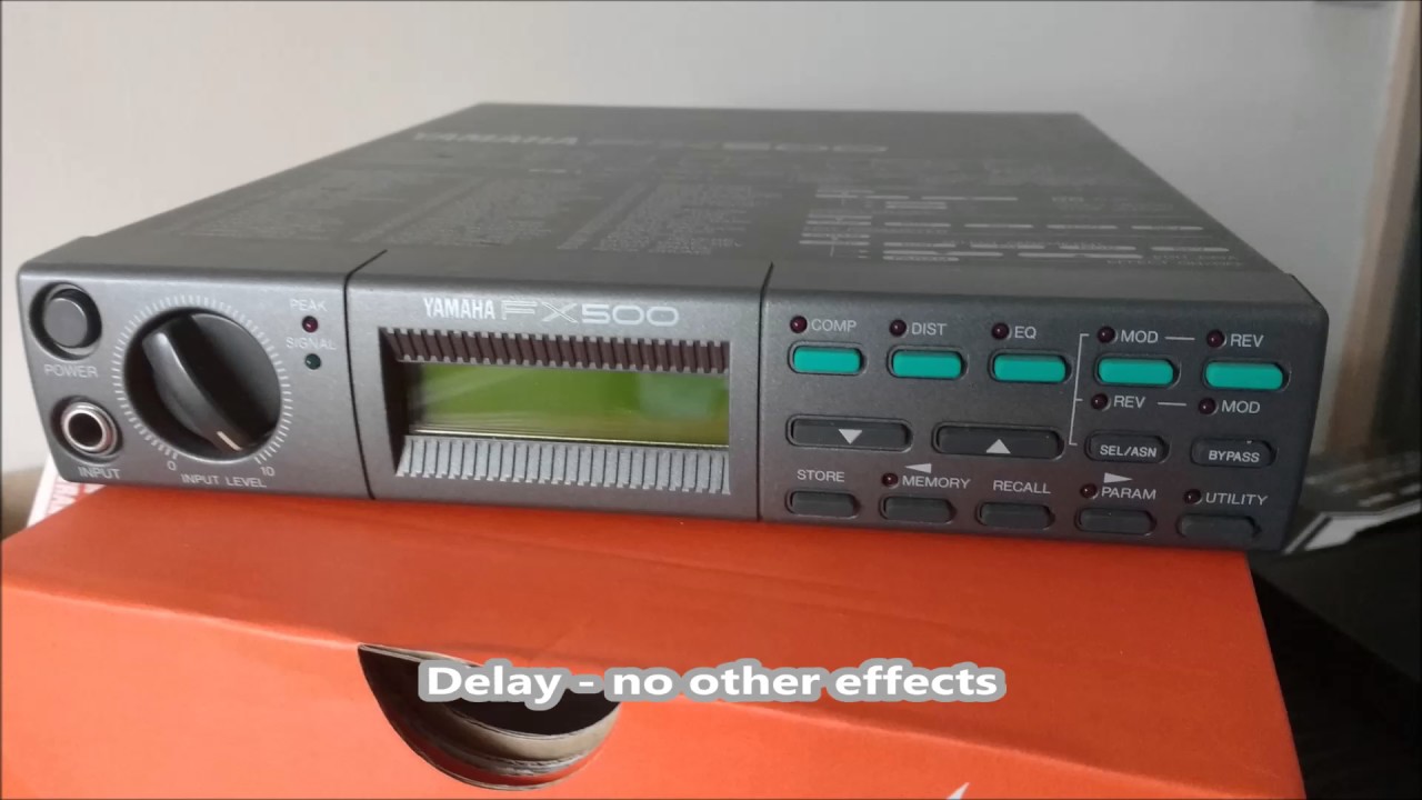Yamaha FX500 Soft Focus setting - then replicated with plugins