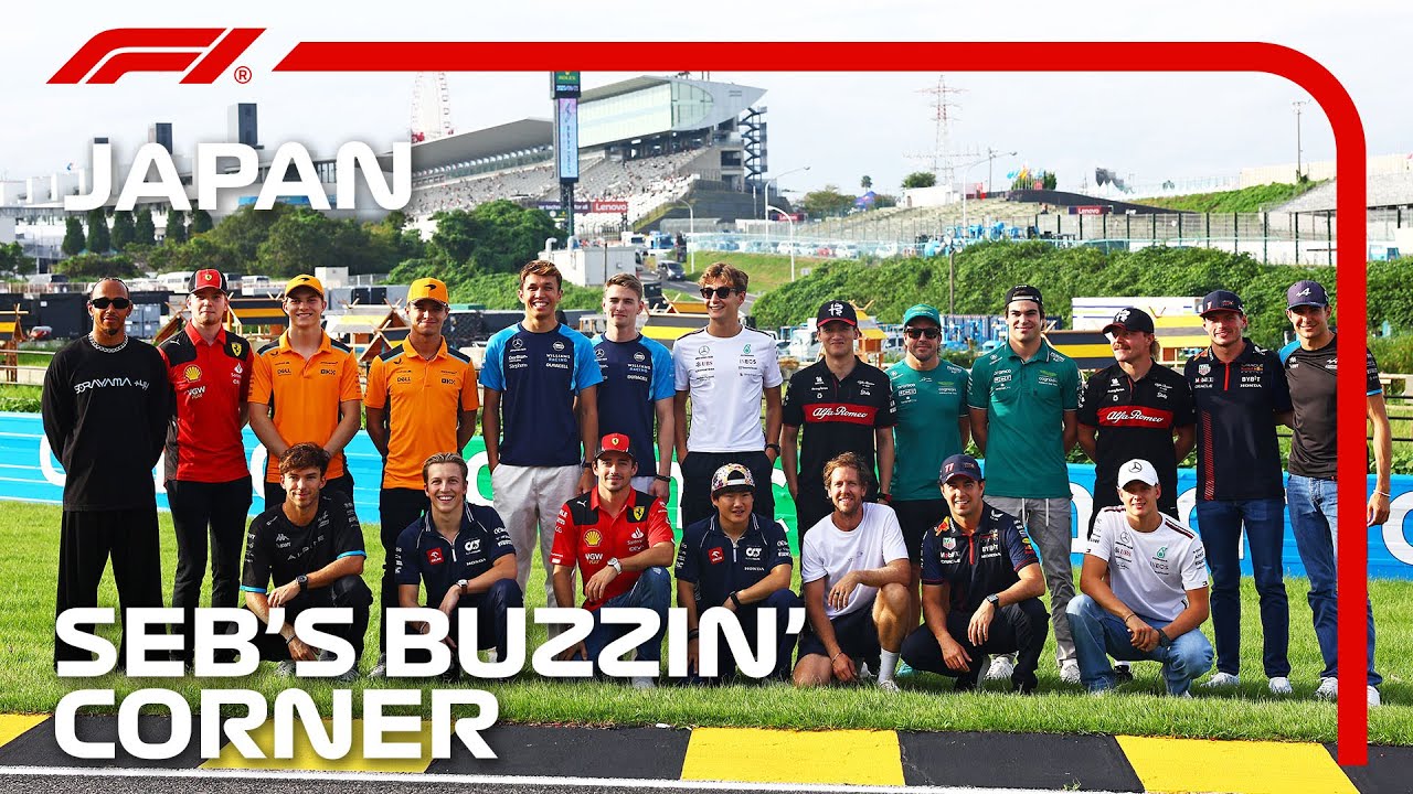 Sebastian Vettel and The Grid Build 'Bee Hotels' At Suzuka! | 2023 Japanese Grand Prix