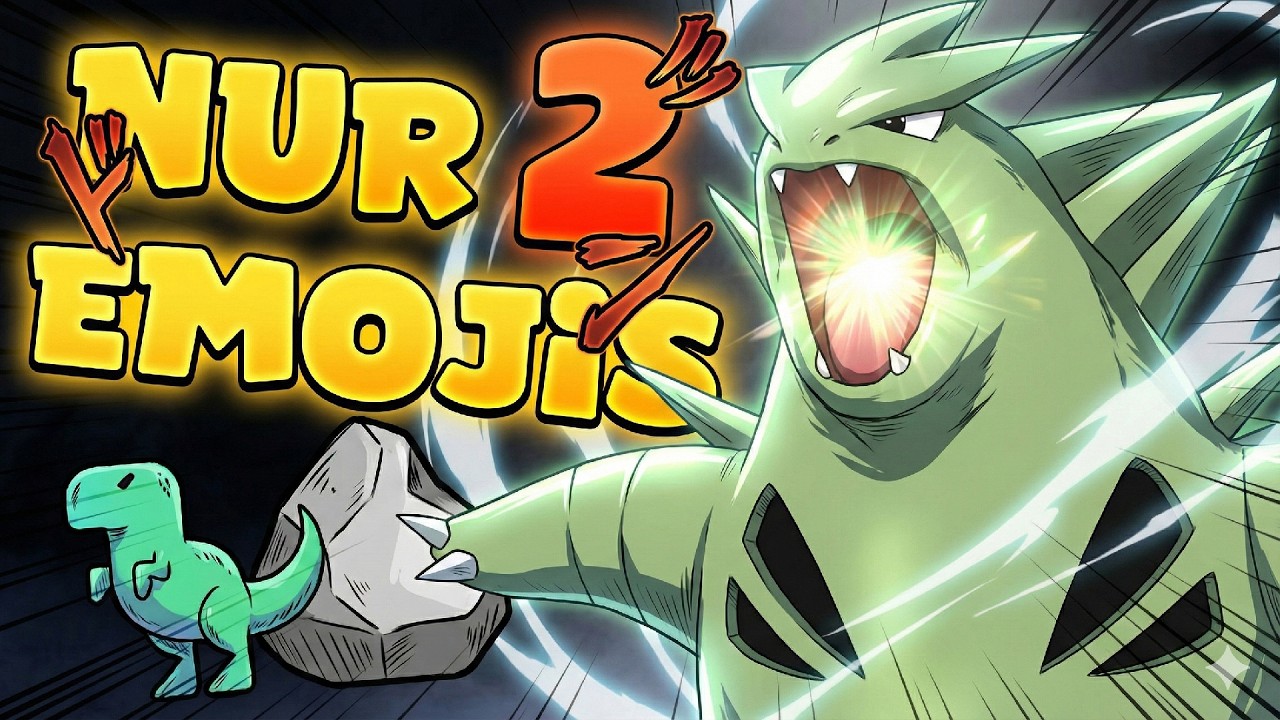 Nur 2 Emojis um random Pokémon zu erkennen... Dann KÄMPFEN wir!