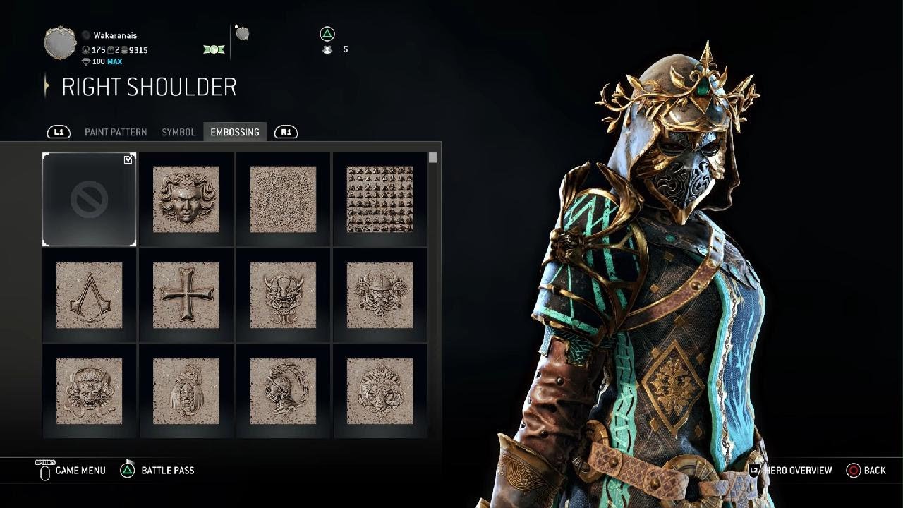 For Honor: Peace keeper fashion/Drip