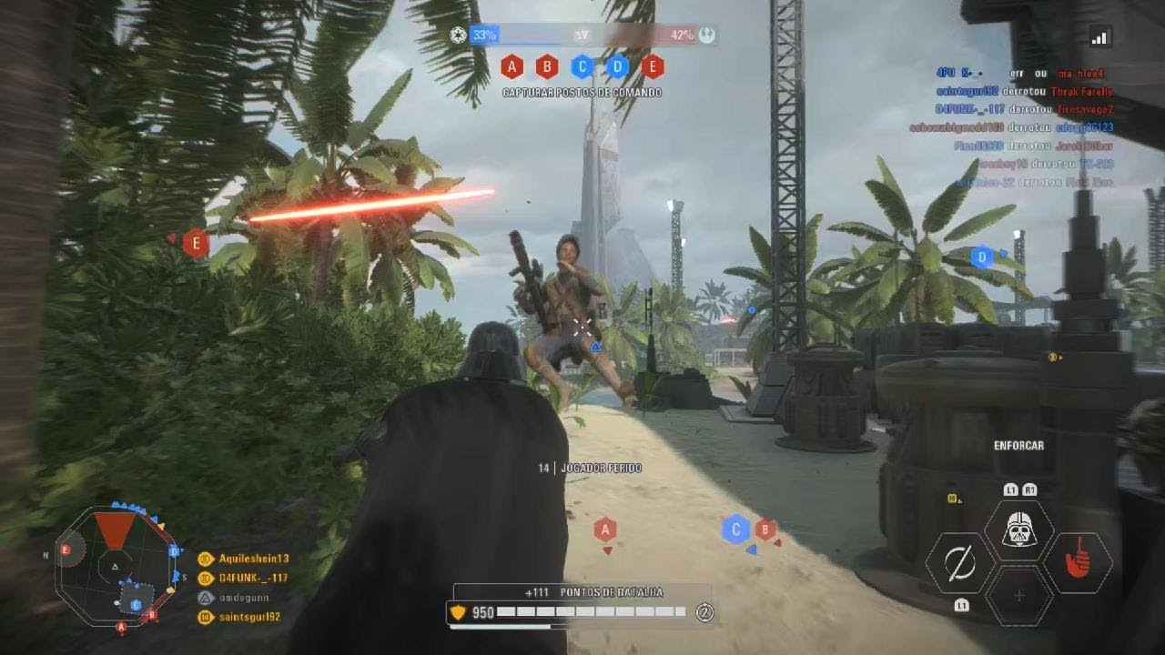 DARTH VADER defende o ataque rebelde em SCARIF