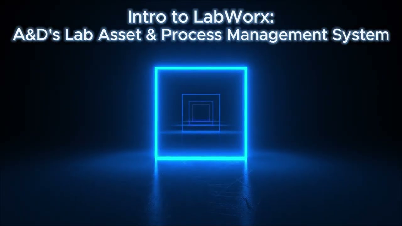 Overview of A&D Technology's LabWorX Software for lab asset and process management.