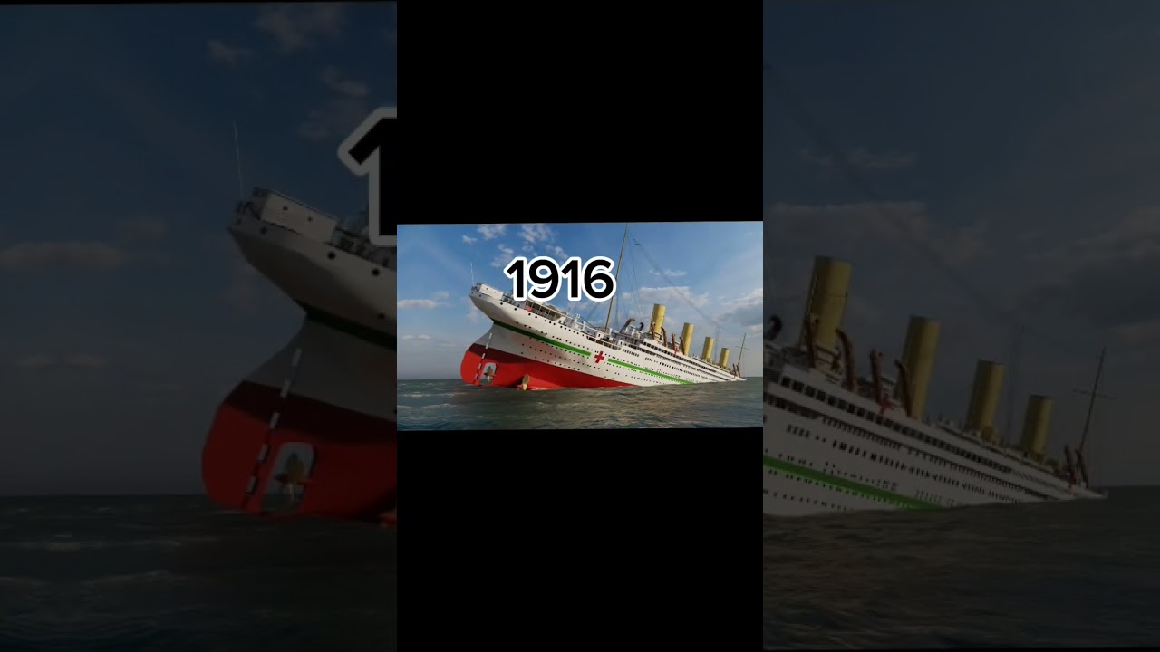 Evolution Of The HMHS Britannic #rmsolympic #ship #titanic #edit #britannic #olympicclass