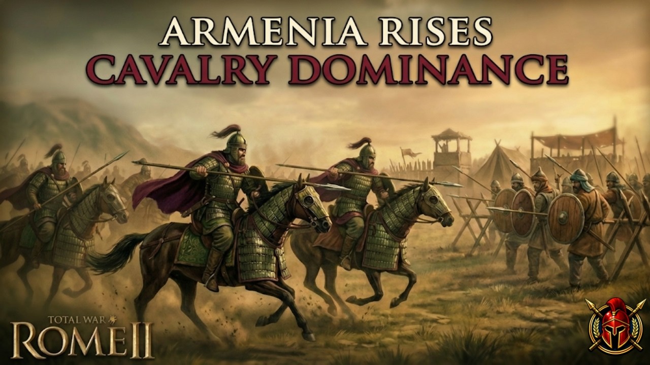A New Kingdom Rises: Shock Cavalry vs Fortified Ardhan | Rome II Armenia Legendary #01