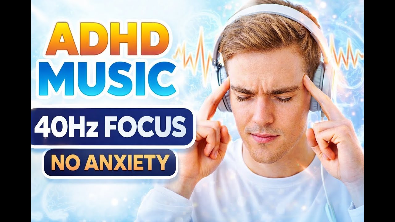 “40Hz ADHD Focus — Stay Locked In Without Anxiety”