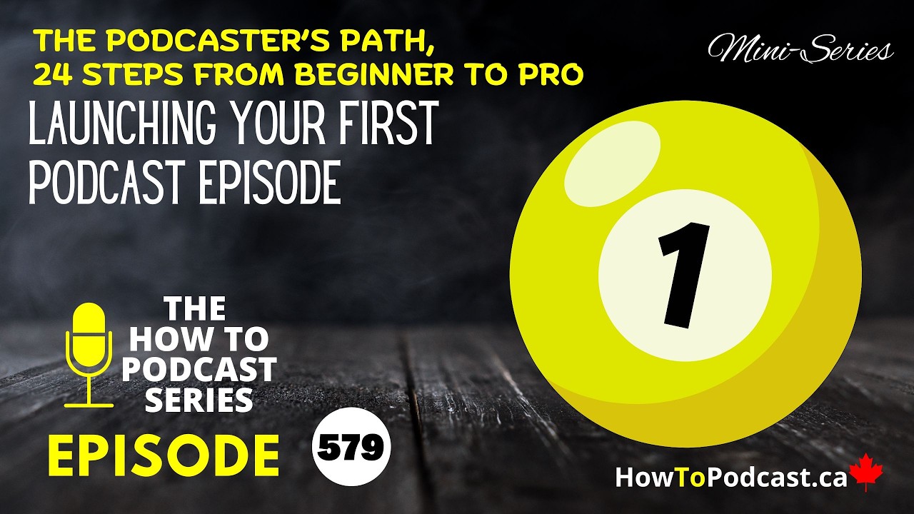 Launching Your First Podcast Episode - The Podcaster’s Path, 24 Steps from Beginner to Pro