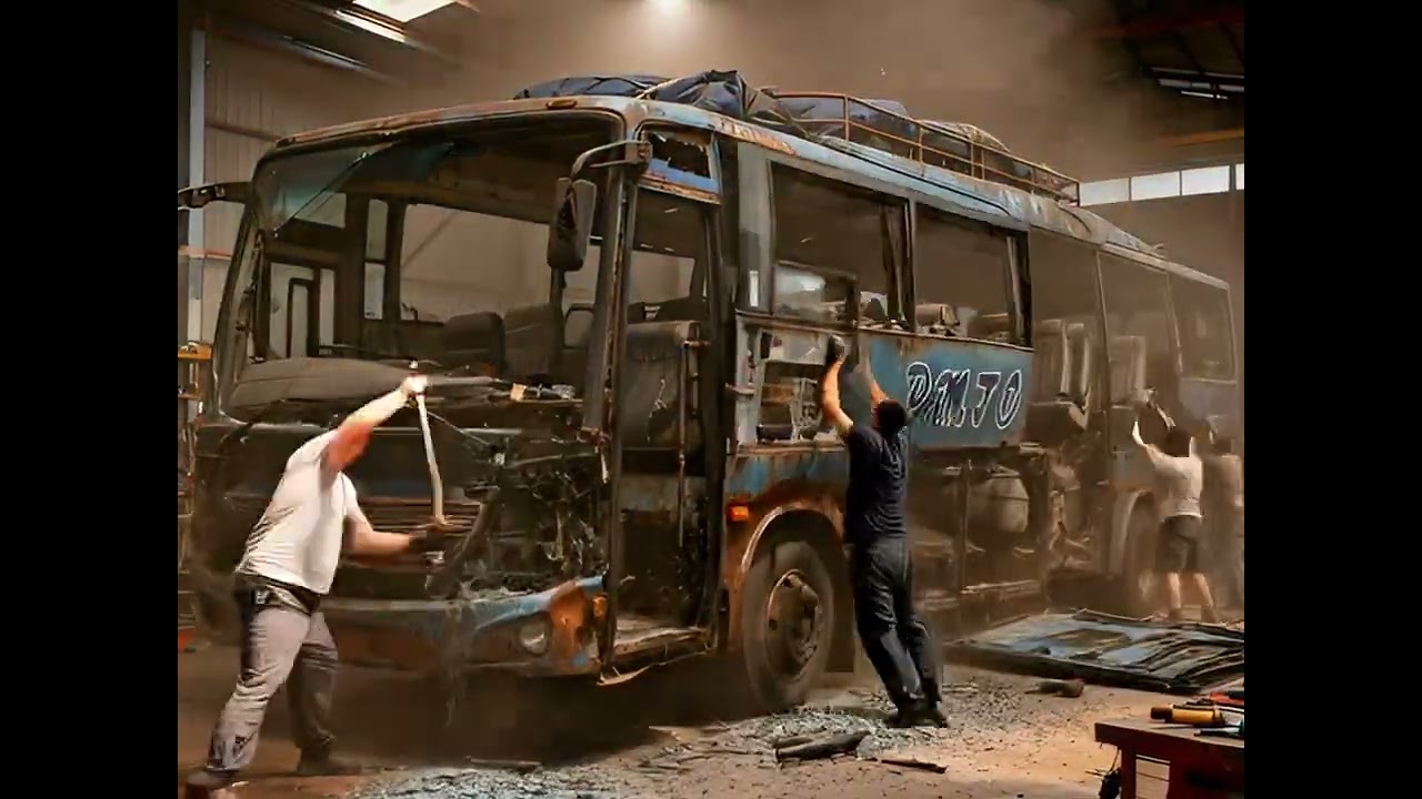 RESTORASI BUS PT.PMTOH