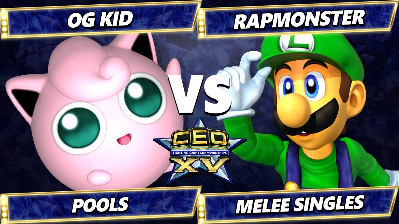 CEO 2025 - OG Kid (Jigglypuff) Vs. RapMonster (Luigi) Smash Melee - SSBM