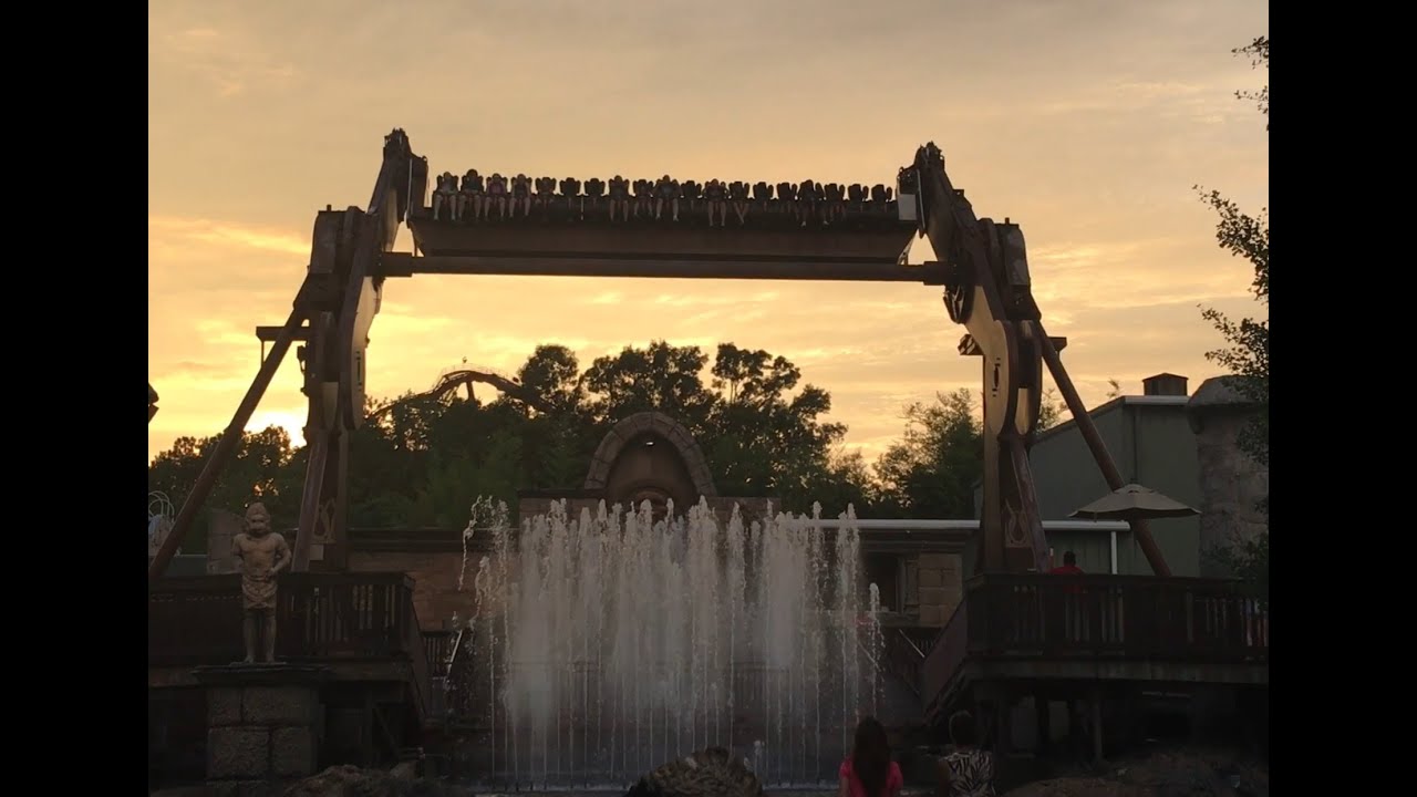 The Crypt (at sunset) off-ride HD Kings Dominion