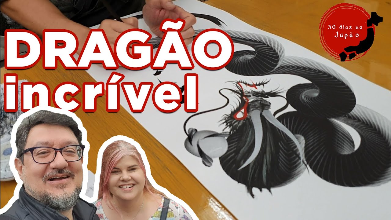PINTURAS de DRAG&Atilde;O incr&iacute;vel feitas em NIKKO Jap&atilde;o - Dragon Art Kousyuuya | Viagem Jap&atilde;o