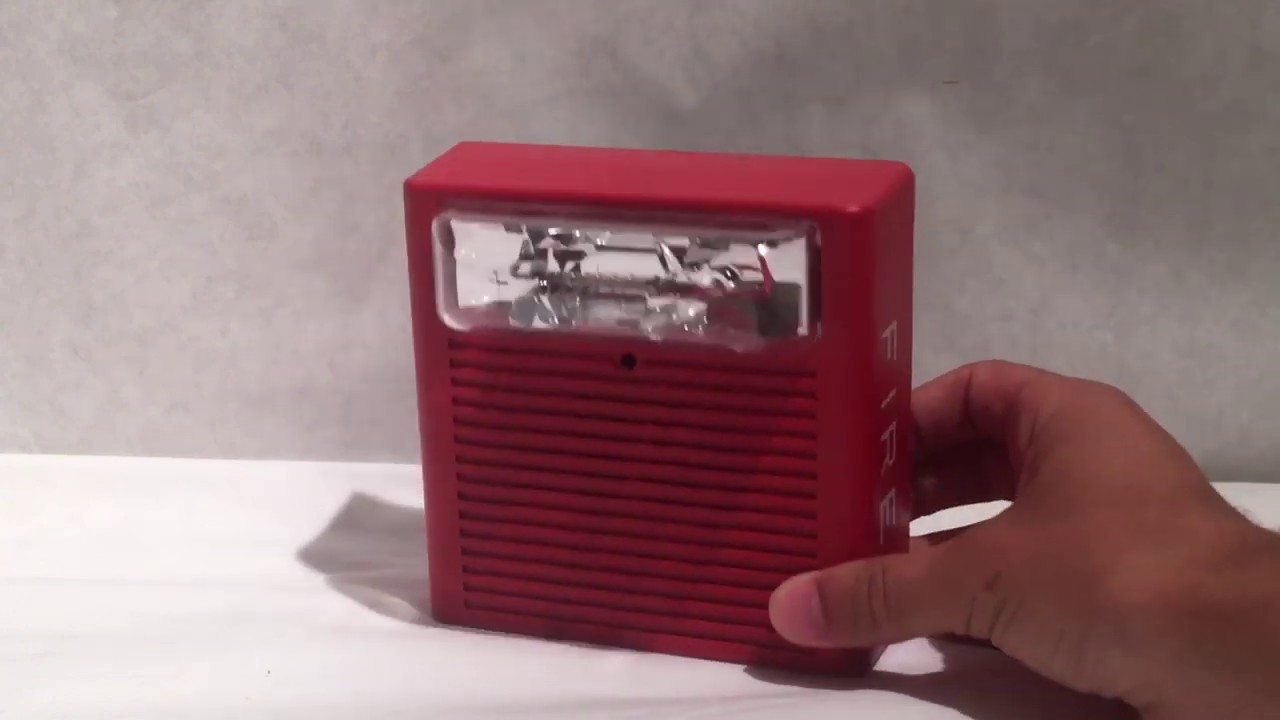 Wheelock AS-24MCC Fire Alarm Horn Strobe Review/Test (REMAKE)