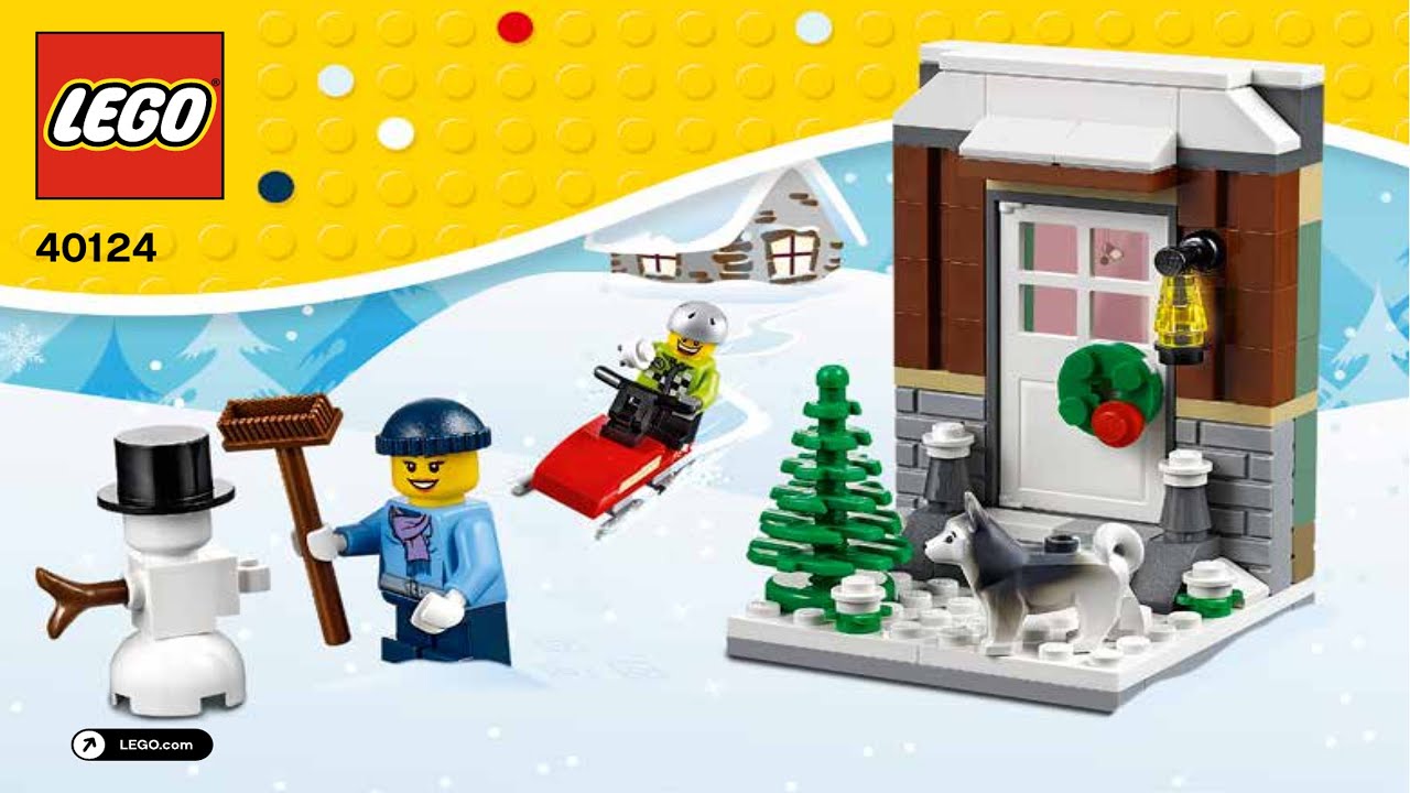 LEGO Instructions - Seasonal - 40124 - Winter Fun - Christmas