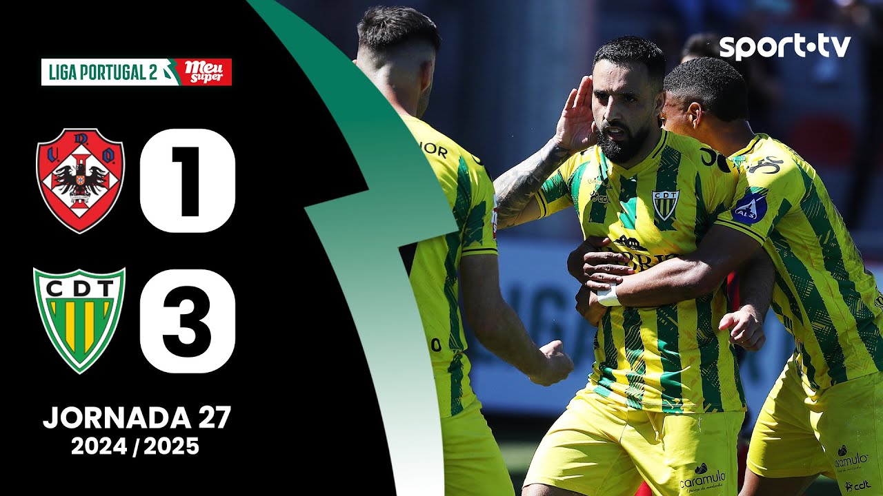 Resumo: Oliveirense 1-3 Tondela - Liga Portugal Meu Super | sport tv