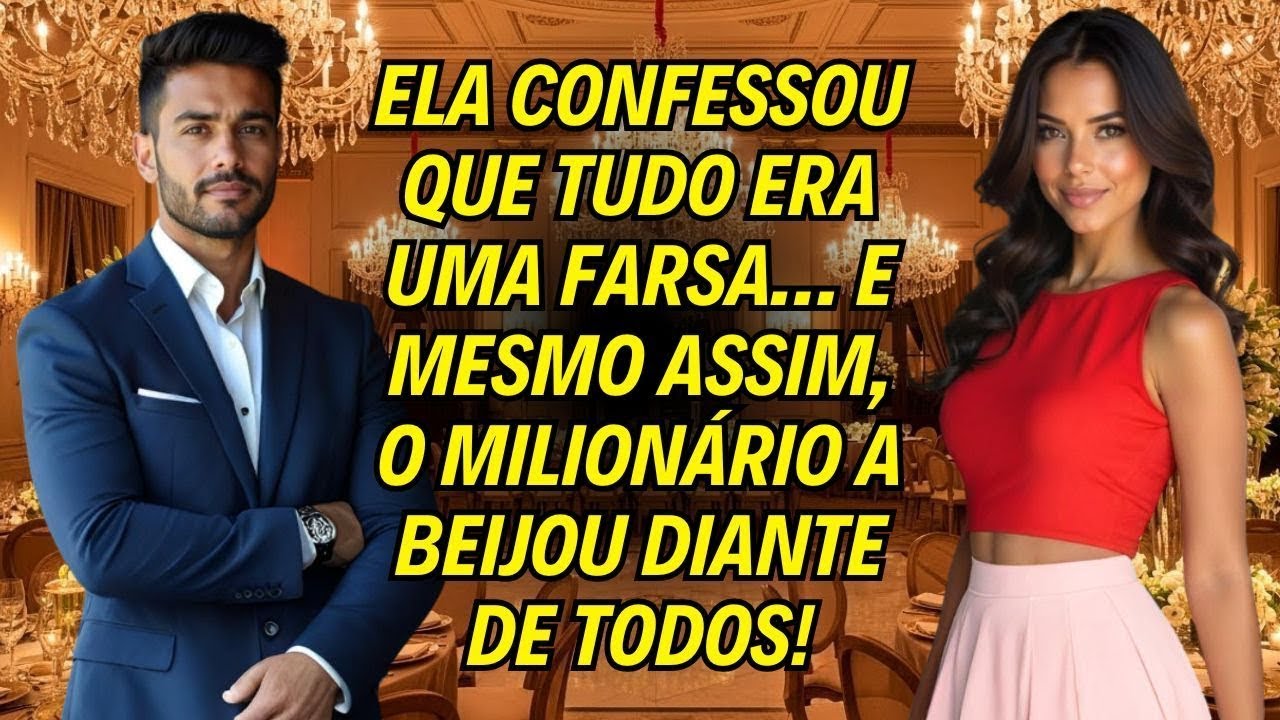 Ela Confessou Que Tudo Era Uma Farsa… E Mesmo Assim, O Milionário A Beijou Diante De Todos!