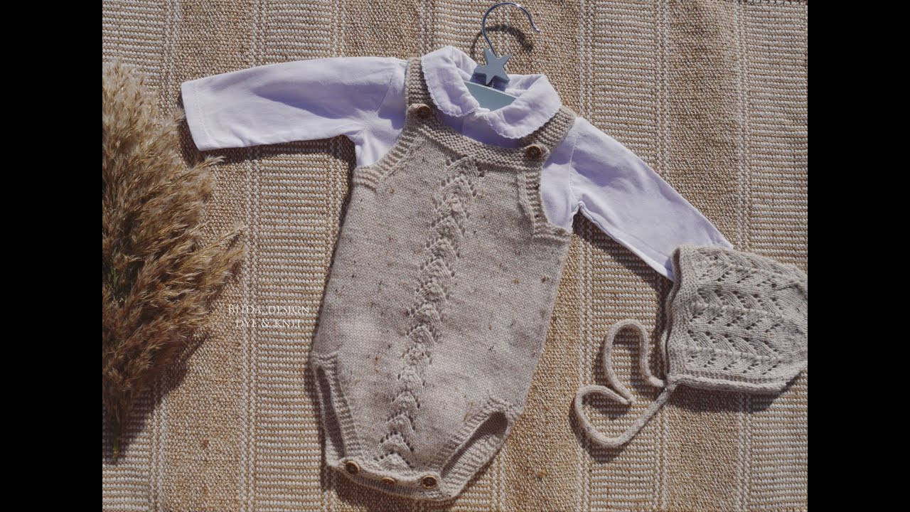 Romperchen Strickanleitung - Stricken mit Blida Stricken für Babys