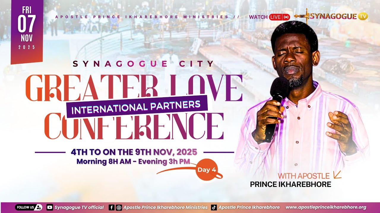 GREATER LOVE INTERNATIONAL PARTNERS CONFERENCE DAY 3 EVENING {6 NOVEMBER 2025}