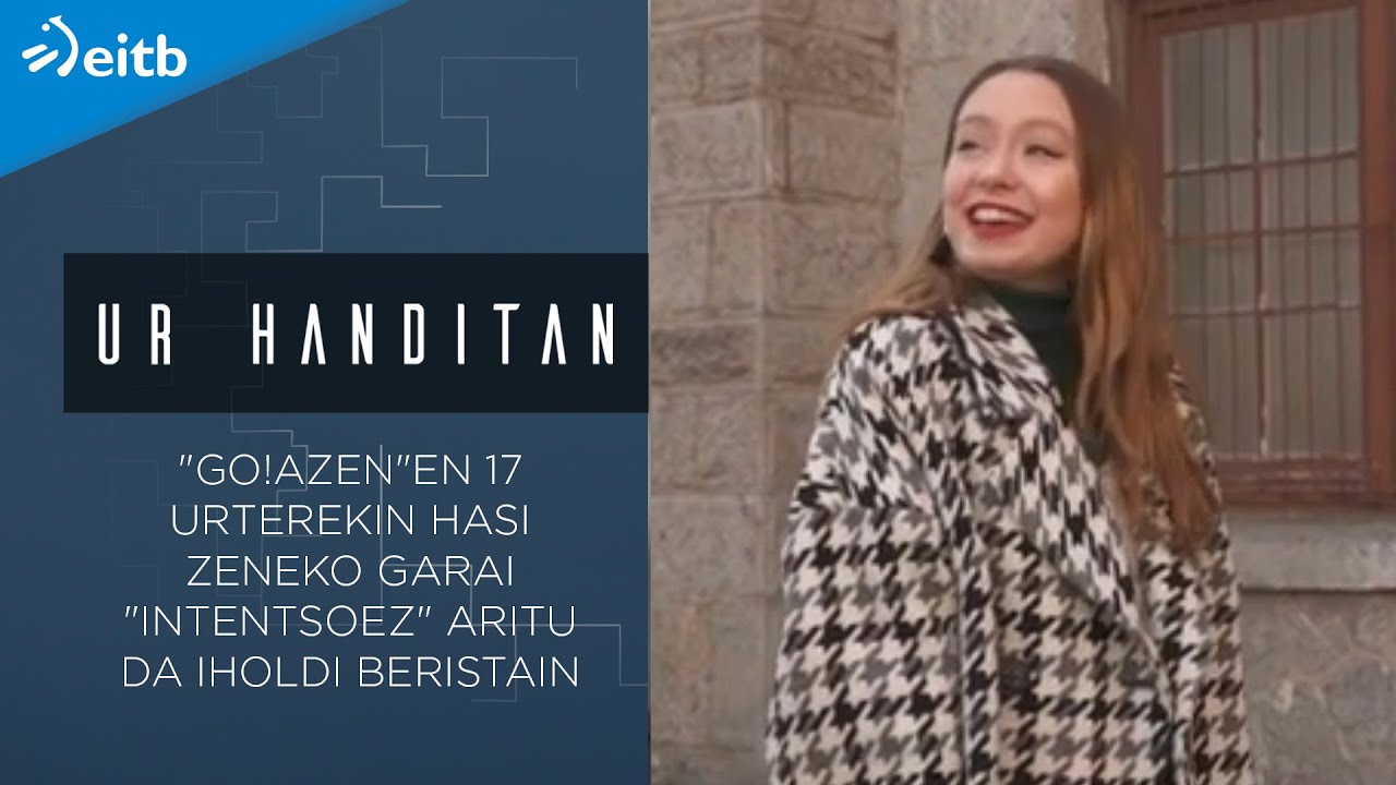 Iholdi: ''Telebistan eta 'Go!azen'en hain gazte hasteak bizitza markatzen du''