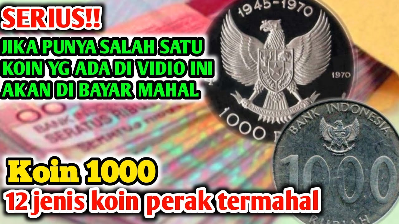 12 jenis uang perak Indonesia Edisi khusus yang  pernah di terbitkan BI || koin perak