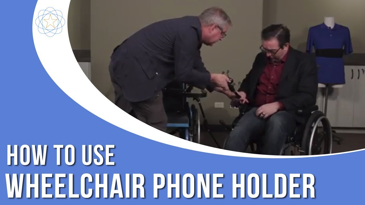 Wheelchair Accessories - How to Use Wheelchair Tablet & Phone Holders