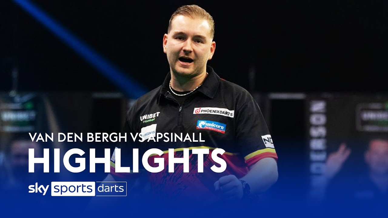 Dimitri Van den Bergh vs Nathan Apsinall  | Premier League Darts Highlights