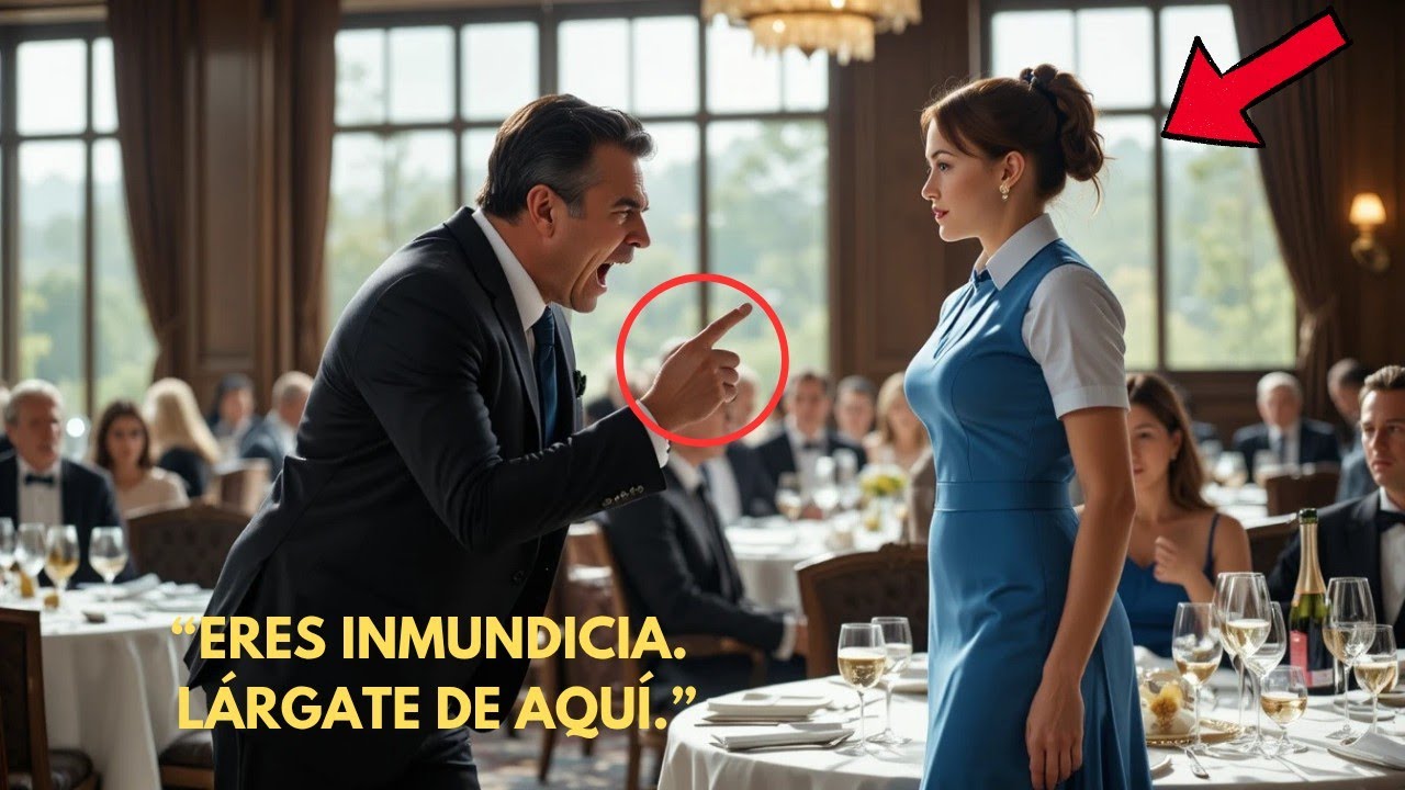 Un multimillonario insulta a una señora de limpieza—Su respuesta deja a todos en shock