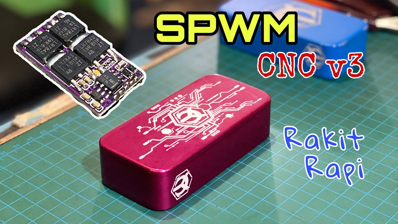 Rakit DIY Boxmod CNC v3 By OXXY Custom dengan SPWM kecil dan rapi simple