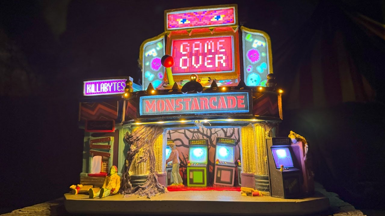 Monstarcade Review - NEW for 2025 Lemax Spooky Town