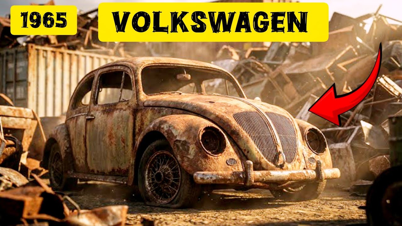 🔥 ASMR Car Restoration! Full Restoration 1965 Volkswagen Beetle from Total Disrepair to Looking New 