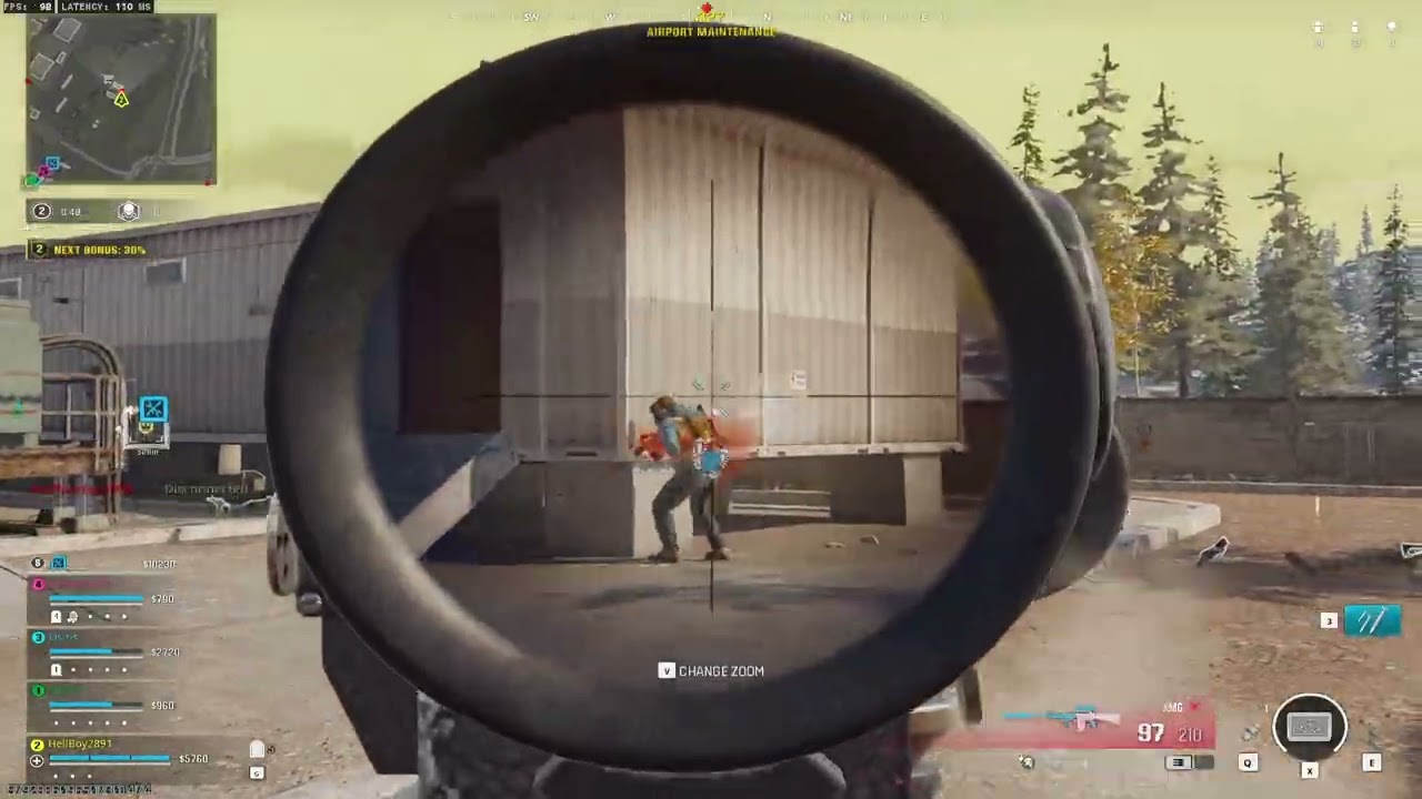 Warzone Verdansk XMG & HDR Sniper Gameplay PC (No Commentary)