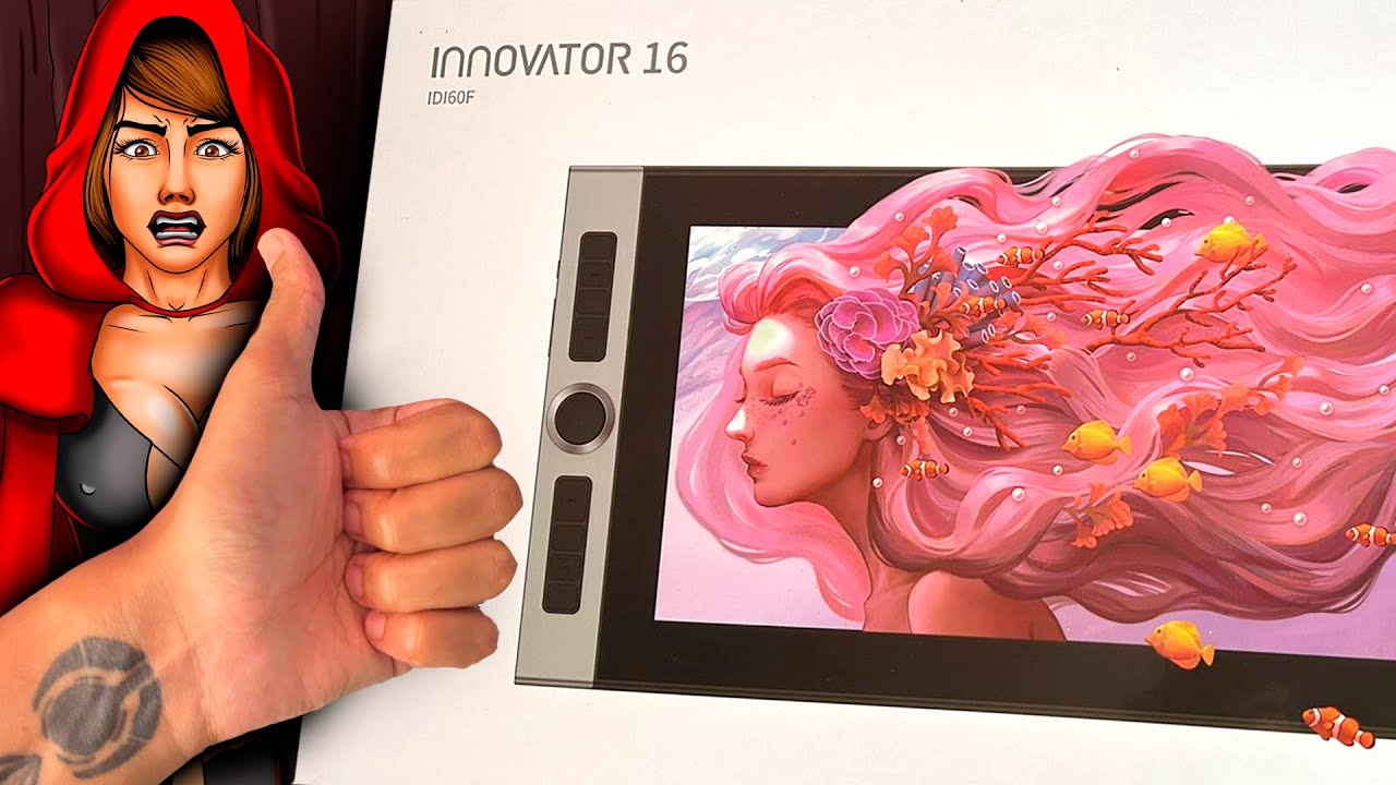 INNOVATOR 16 XP-PEN (UNBOXING + SPEED ART) PT-BR