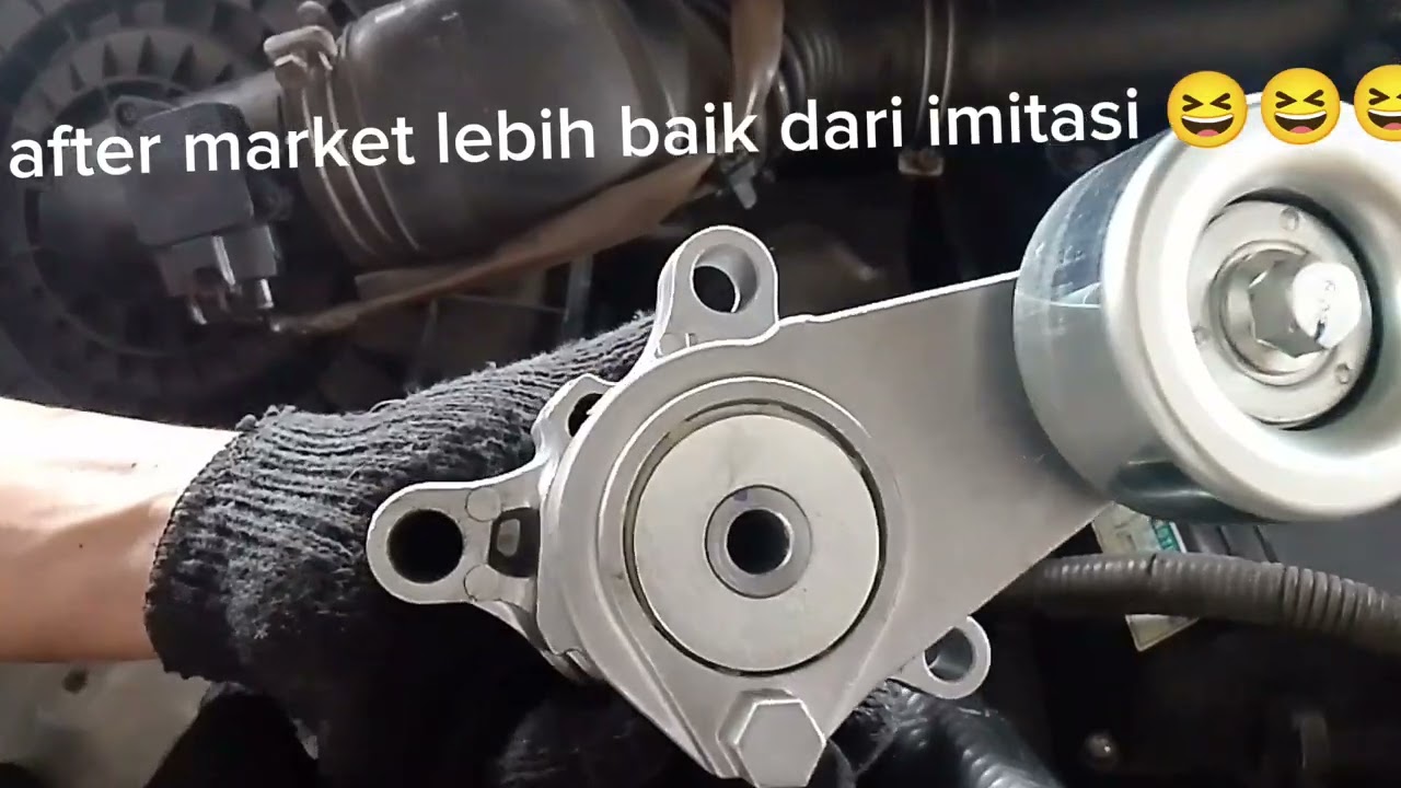 Ganti tensioner innova(awal hidup bunyi gemericik, panas bunyi krutuk2 pd mesin seperti belt kondor)