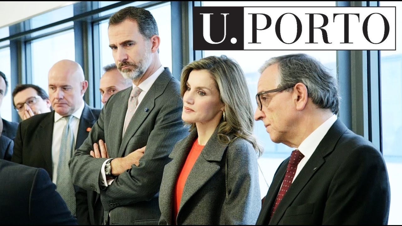 Reis de Espanha visitam a Universidade do Porto