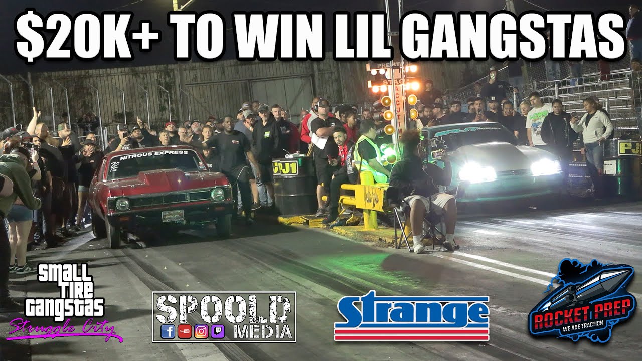 $20,000+ TO WIN LIL GANGSTAS SHOOTOUT!!!!! SMALL TIRE GANGSTAS STRUGGLE CITY AT YELLO BELLY!!!!