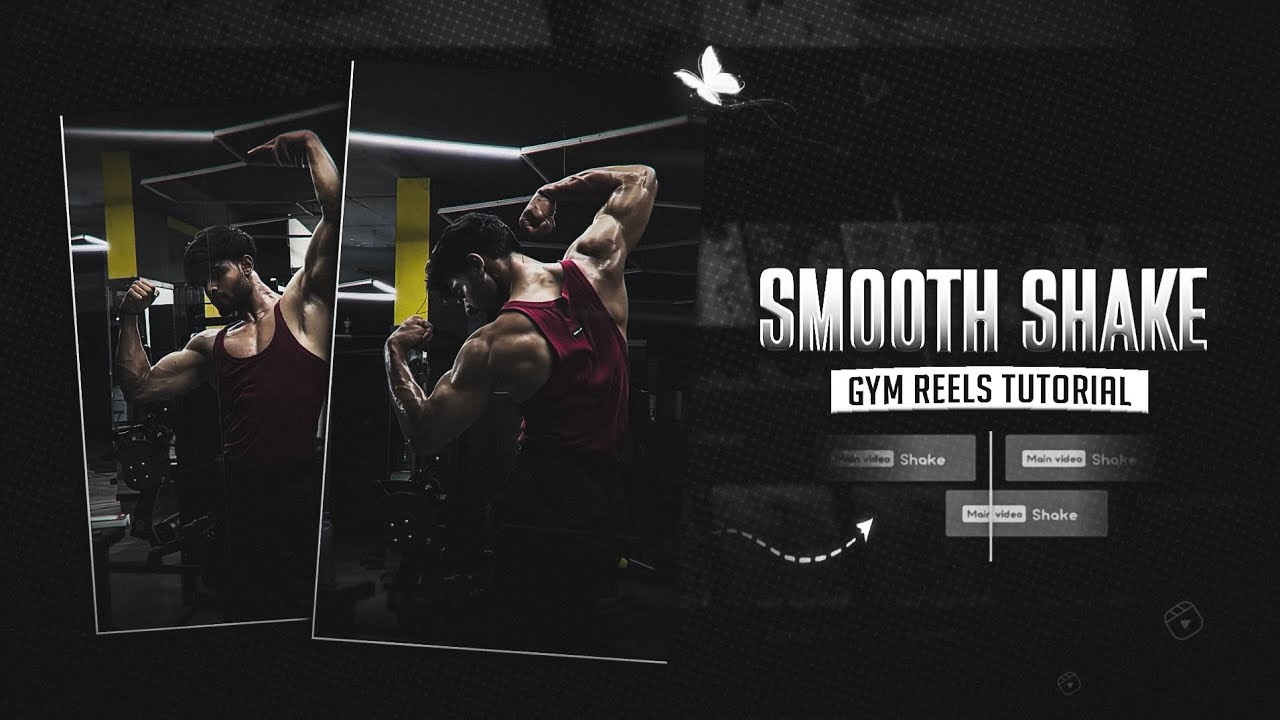 Smooth Shake Effect Reels Tutorial | Gym Transition Reels Video Edit In Capcut 🔥