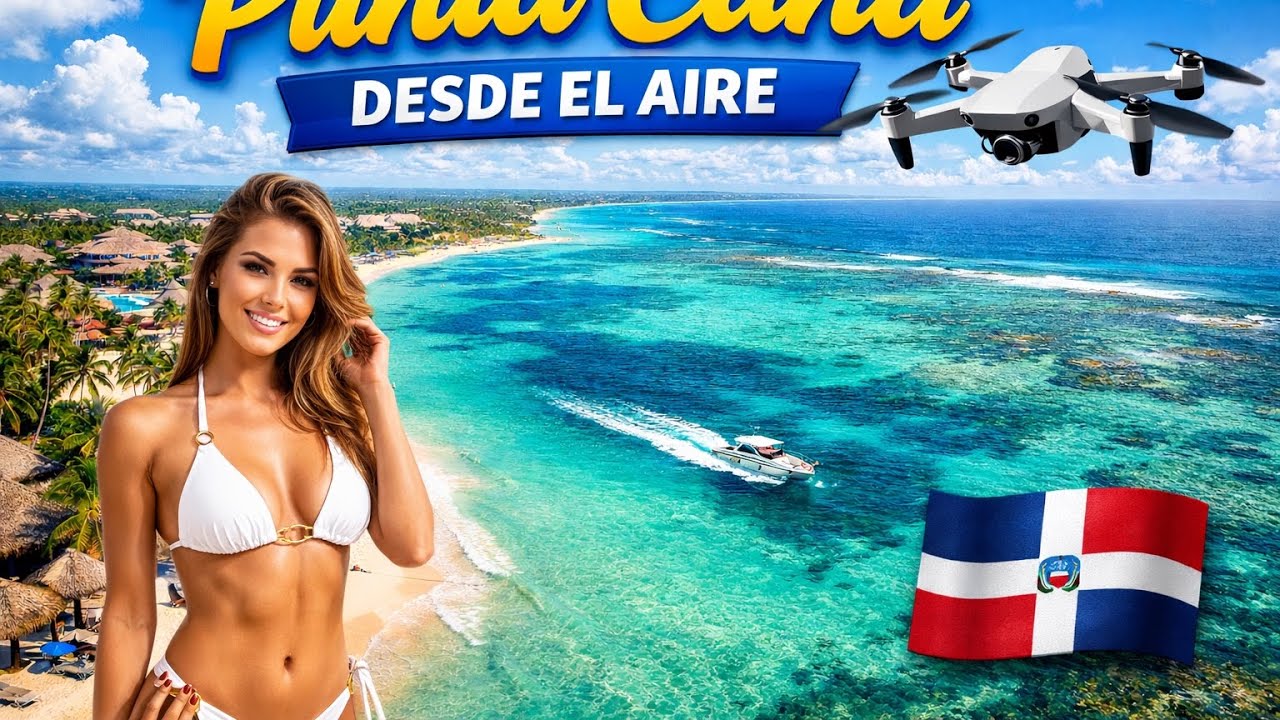 Las Playas Más Hermosas del Caribe | Punta Cana RD Vista Aérea 