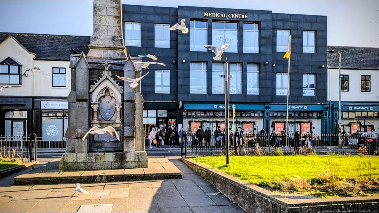 Wexford Town Walking Tour 4K | Faythe, Main Street & Redmond Square | Ireland