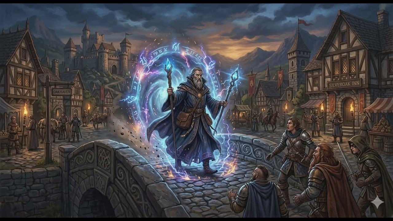 The wizard's arrival (#darksynth #d&d #dungeonsynth #darkwave #dungeoncrawl #gamemusic)