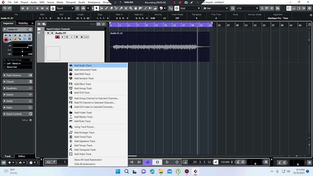 CARA MEREKAM GITAR DI CUBASE 10