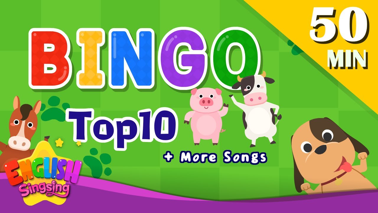 BINGO + More Nursery Rhymes | Top 10 of Nursery rhymes | Collection of Kids Songs