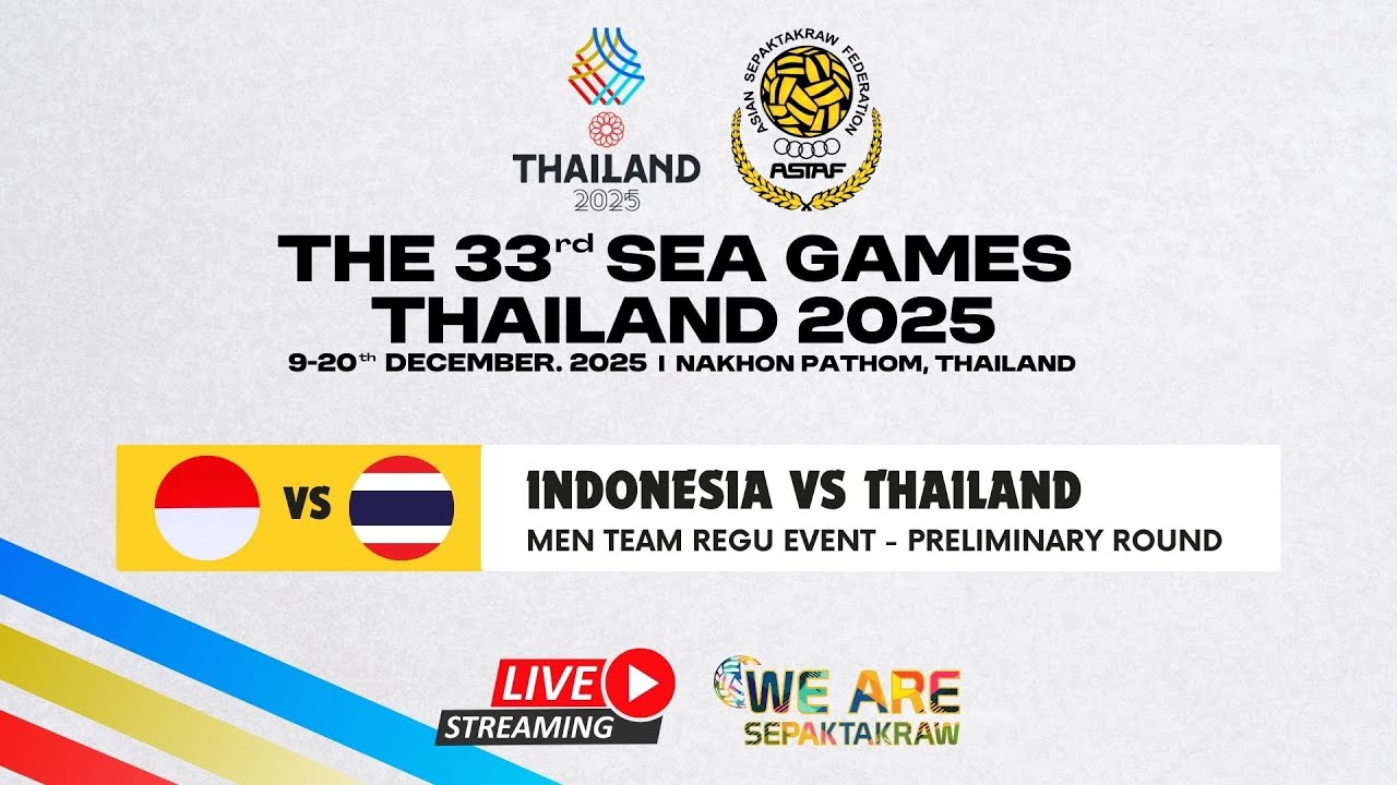 M57 MEN TEAM REGU - INDONESIA vs THAILAND - 33rd SEA GAMES 2025 THAILAND