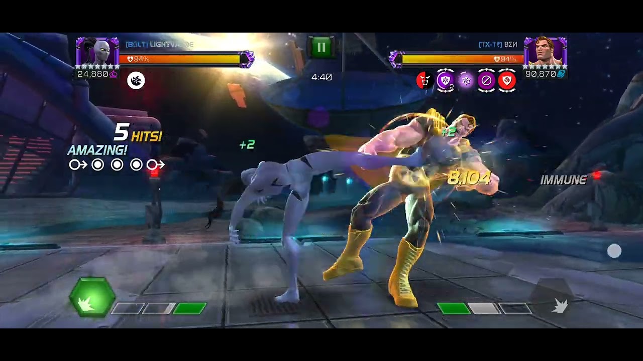 Path 8 - Node 17: White Tiger vs Hyperion
